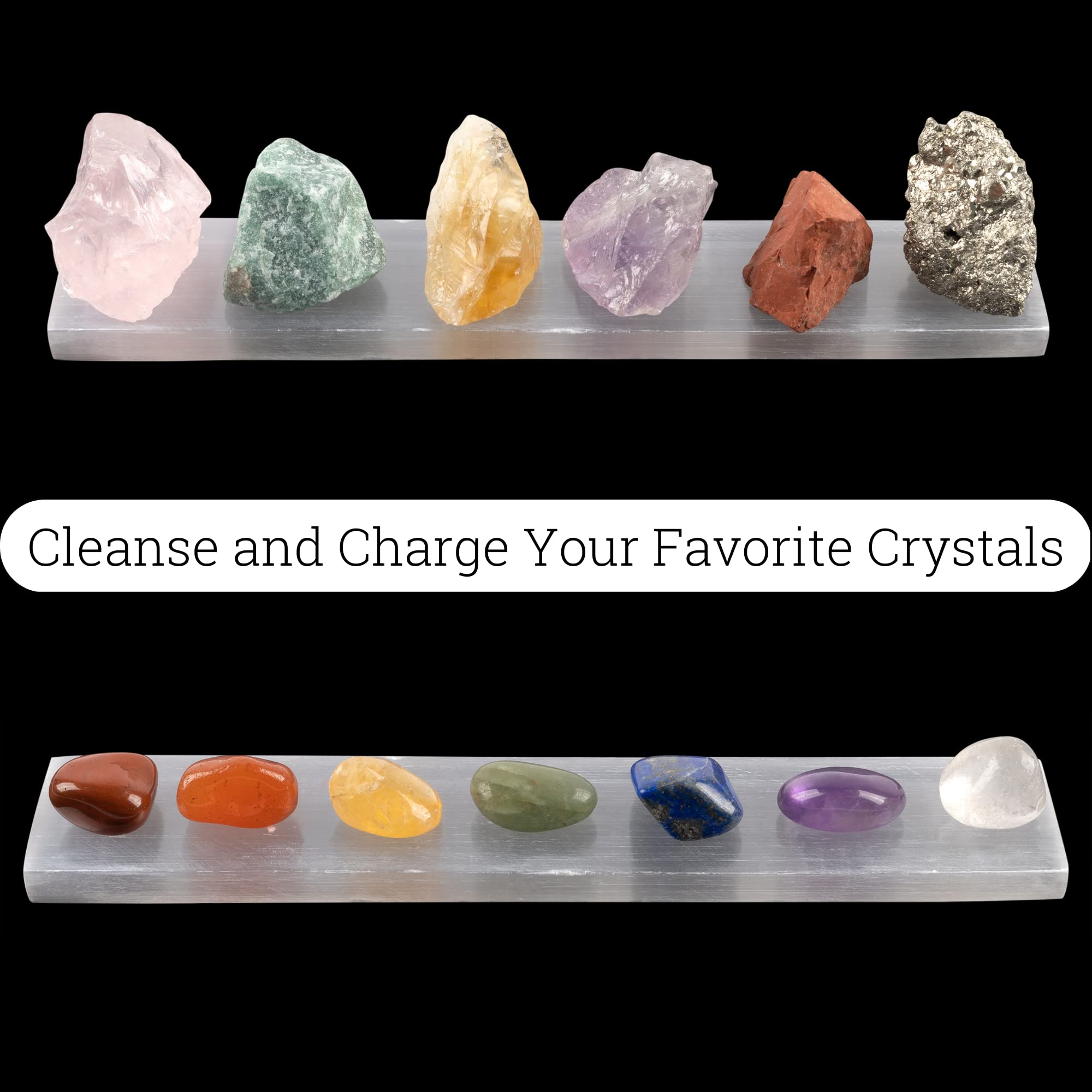 Amazon.co.jp: 大型セレナイト充電プレート – 7.5インチ セレナイト